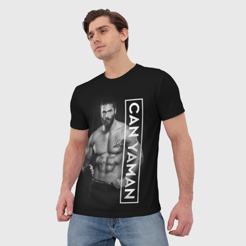 Мужская футболка 3D с принтом Yaman, фото на моделе #1