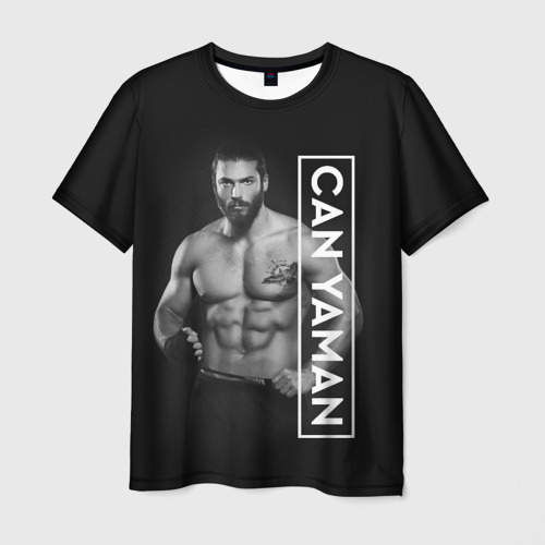 Мужская футболка 3D с принтом Yaman, вид спереди #2