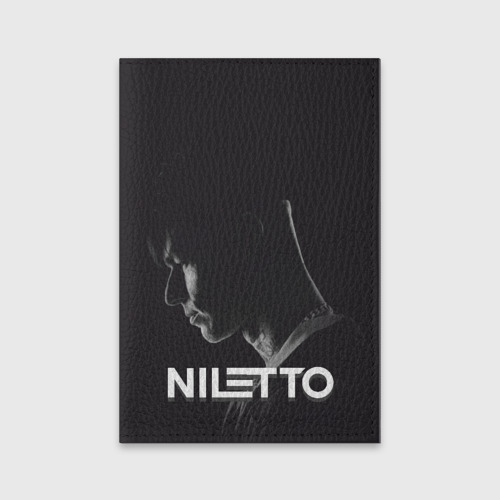 Обложка для паспорта матовая кожа Данил Прытков - Нилетто, цвет черный