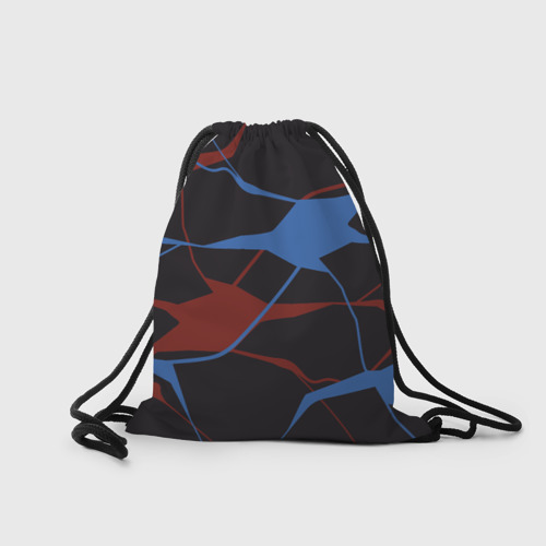Рюкзак-мешок 3D Нилетто и красно-синие разводы - фото 2
