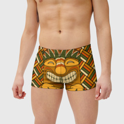 Мужские купальные плавки 3D Polynesian tiki lucky - фото 2