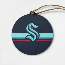 Деревянная игрушка круг Сиэтл Кракен Форма