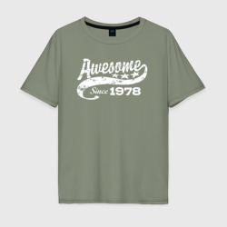 Мужская футболка хлопок Oversize Awesome Since 1978