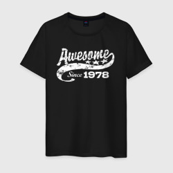 Awesome Since 1978 – Мужская футболка хлопок с принтом купить со скидкой в -20%