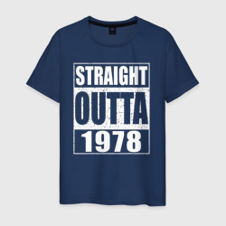Прямиком из 1978 – Мужская футболка хлопок с принтом купить со скидкой в -20%