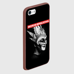 Чехол для iPhone 5/5S матовый Boris Brejcha в маске - фото 2