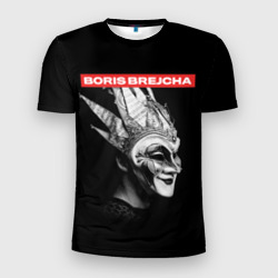 Мужская футболка 3D Slim Boris Brejcha в маске