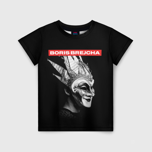 Детская футболка 3D Boris Brejcha в маске, цвет 3D печать