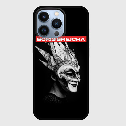 Чехол для iPhone 13 Pro Boris Brejcha в маске, цвет черный