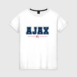 Женская футболка хлопок Ajax FC Classic