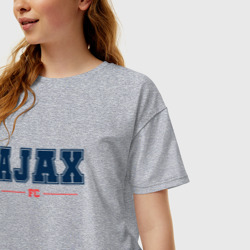 Женская футболка хлопок Oversize Ajax FC Classic - фото 2