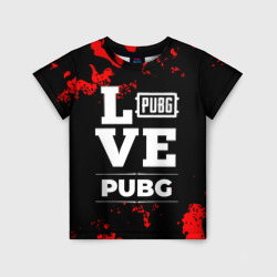 Детская футболка 3D PUBG Love Классика