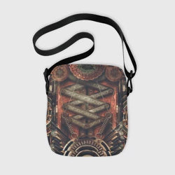 Сумка через плечо 3D Mechanical device in Steampunk Retro style