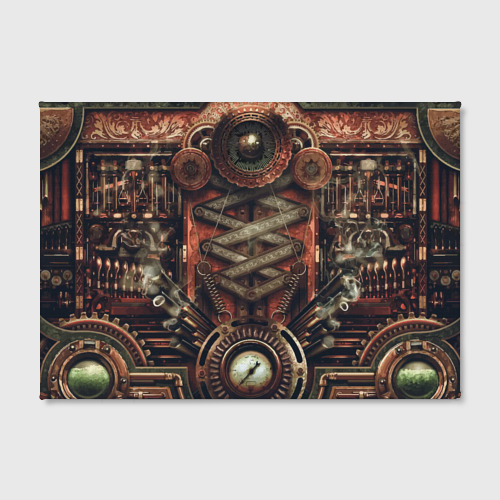 Холст прямоугольный Mechanical device in Steampunk Retro style, цвет 3D печать - фото 2