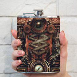 Фляга Mechanical device in Steampunk Retro style - фото 2