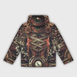 Женская ветровка 3D Mechanical device in Steampunk Retro style