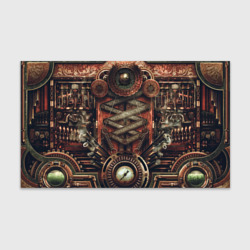 Бумага для упаковки 3D Mechanical device in Steampunk Retro style