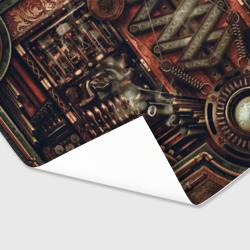 Бумага для упаковки 3D Mechanical device in Steampunk Retro style - фото 2