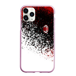 Чехол для iPhone 11 Pro Max матовый Ac Milan краска