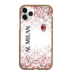 Чехол для iPhone 11 Pro Max матовый Ac Milan logo