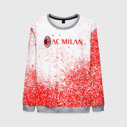 Мужской свитшот 3D Ac Milan красные брызги