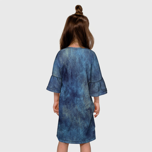 Детское платье 3D Мандала-цветок, цвет 3D печать - фото 5