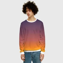 Мужской свитшот 3D Sunset Gradient - фото 2