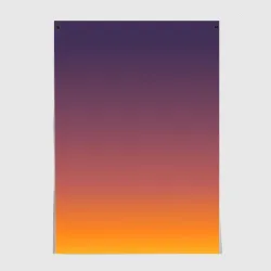 Постер Sunset Gradient
