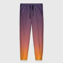 Женские брюки 3D Sunset Gradient