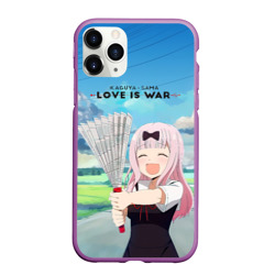 Чехол для iPhone 11 Pro Max матовый Love  is  war