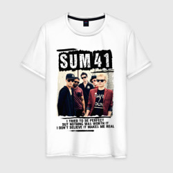 Sum 41 pieces – Мужская футболка хлопок с принтом купить со скидкой в -20%