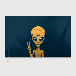 Флаг 3D Привет их космоса