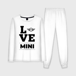 Женская пижама с лонгсливом хлопок Mini Love Classic