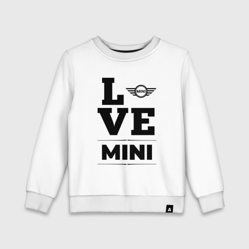 Детский свитшот хлопок Mini Love Classic, цвет белый