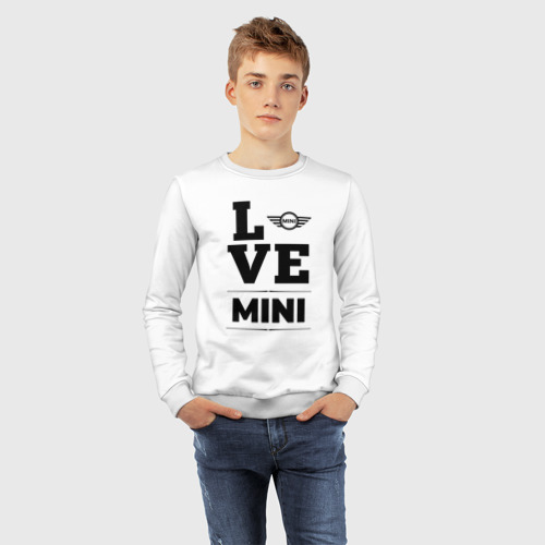 Детский свитшот хлопок Mini Love Classic, цвет белый - фото 7