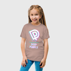 Светящаяся детская футболка Deep Purple Glitch Rock - фото 2