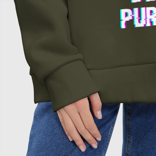 Женское светящееся худи Deep Purple Glitch Rock - фото 7