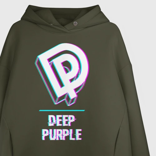 Женское светящееся худи Deep Purple Glitch Rock - фото 8