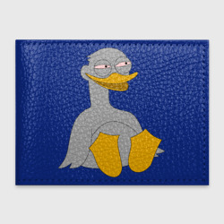 Обложка для студенческого билета Два весёлых гуся серый