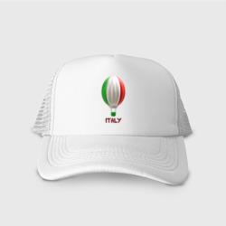 Кепка тракер с сеткой 3d aerostat Italy flag