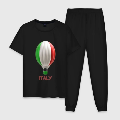 Мужская пижама хлопок 3d aerostat Italy flag