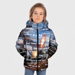 Зимняя куртка для мальчиков 3D Сленг геймера танкиста - фото 2