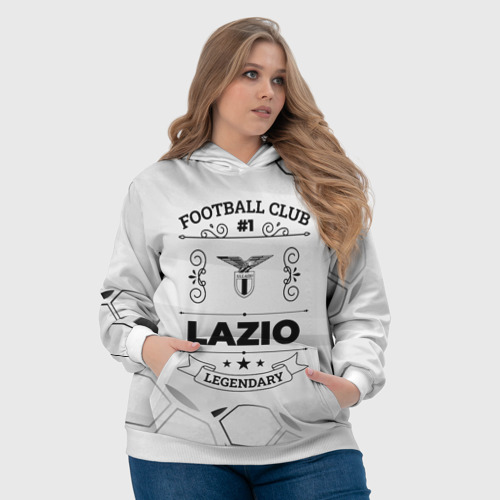 Женская толстовка 3D Lazio Football Club Number 1 Legendary, цвет 3D печать - фото 6