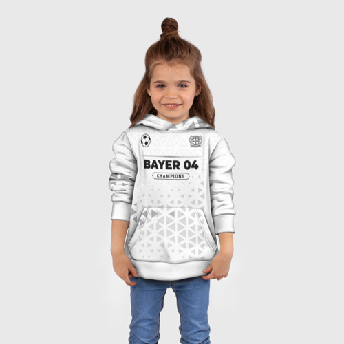 Детская толстовка 3D с принтом Bayer 04 Champions Униформа, вид сбоку #3