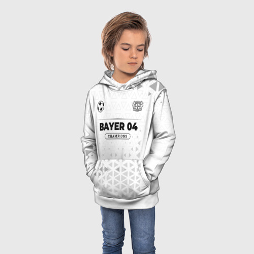 Детская толстовка 3D с принтом Bayer 04 Champions Униформа, фото на моделе #1