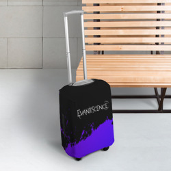 Чехол для чемодана 3D Evanescence Purple Grunge - фото 2