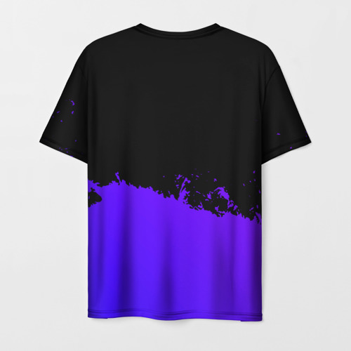 Мужская футболка 3D Evanescence Purple Grunge - фото 2