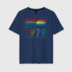 Женская футболка хлопок Oversize Создано в 1979