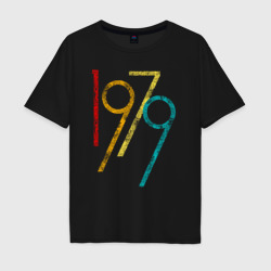 Мужская футболка хлопок Oversize Огромное число 1979