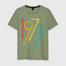 Огромное число 1979 – Мужская футболка хлопок с принтом купить со скидкой в -20%